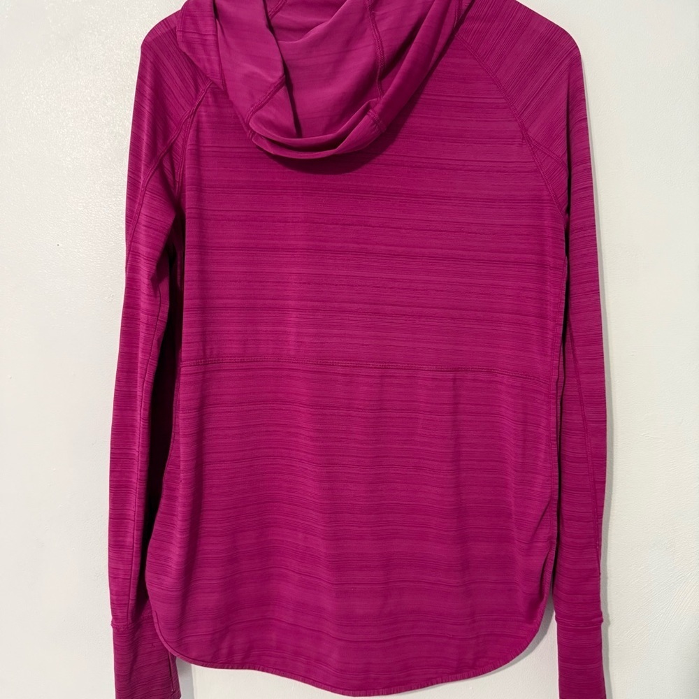 Athleta Fuchsia Zip-Up Hoodie lightweight flaw - Picture 7 of 16